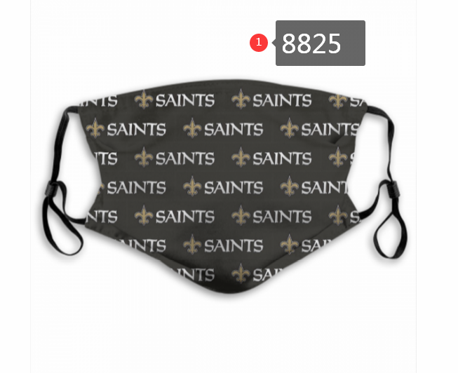 New Orleans Saints #5 Dust mask with filter->nfl dust mask->Sports Accessory